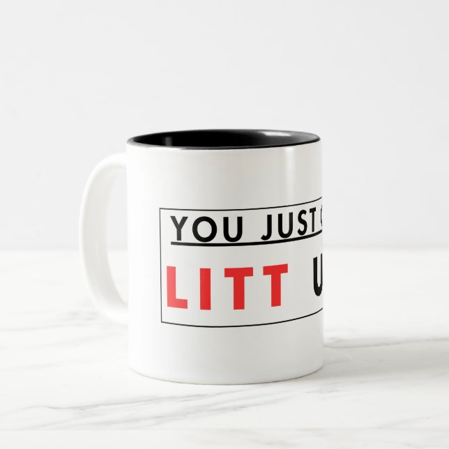 Taza Bicolor ¡Acabas De Levantarte! (Anverso izquierdo)