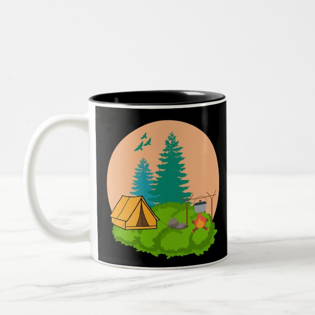 Taza Bicolor acampada (Izquierda)