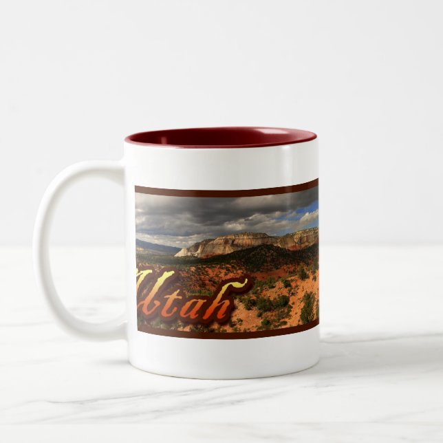 Taza Bicolor Acantilados de Utah (Izquierda)