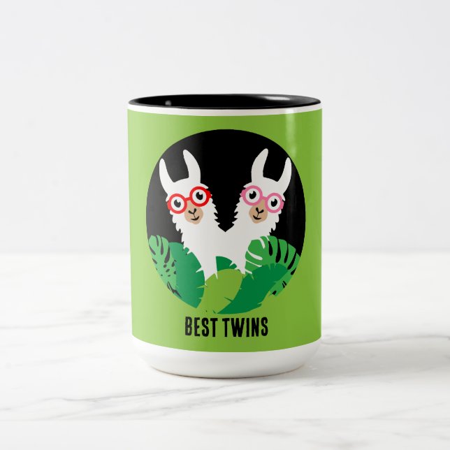 Taza Bicolor Accesorios de la flema llamada alpaca (Centro)