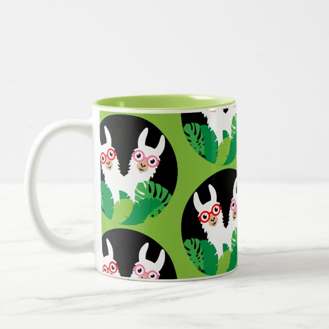 Taza Bicolor Accesorios de la flema llamada alpaca (Izquierda)
