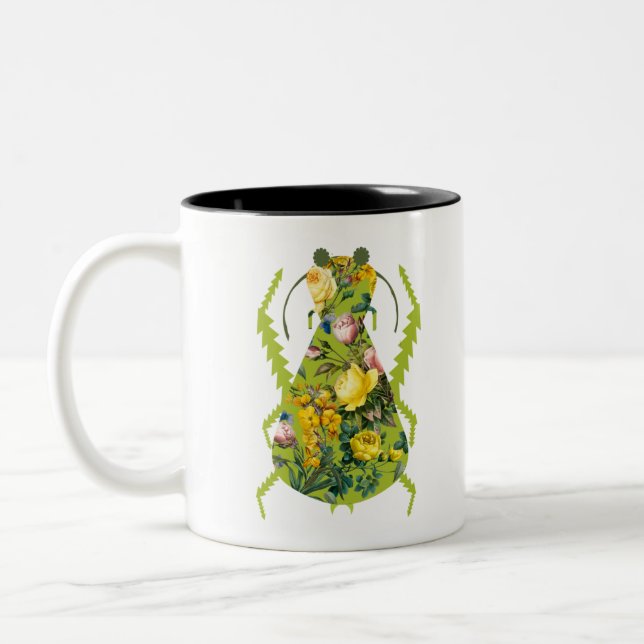 Taza Bicolor Aceite verde extraño (Izquierda)