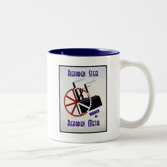 Taza Bicolor Acero de Rearden (Derecha)