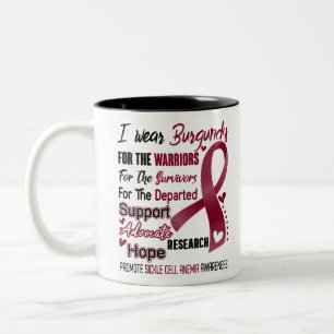 Taza Bicolor Acientización por anemia de células falciformes