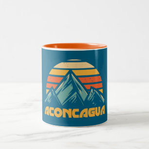 Taza Bicolor Aconcagua Retro Turquesa