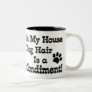 Taza Bicolor Acondicionamiento del pelo del perro