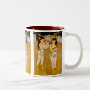 Taza Bicolor Acróbatas de Renoir en el Cirque Fernando (1879)