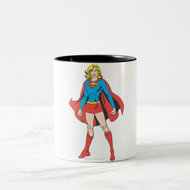 Taza Bicolor Actitud 5 de Supergirl (Centro)