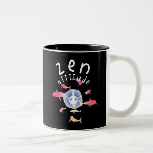 Taza Bicolor Actitud de Zen