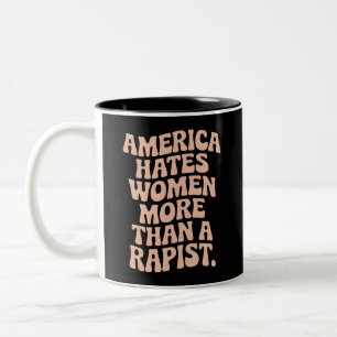 Taza Bicolor Activista feminista de la protesta anti Trump anti