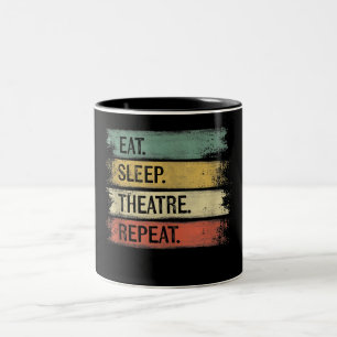 Taza Bicolor Actor de regalos tecnológicos del teatro de repet
