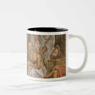 Taza Bicolor Actores que ensayan para un juego de sátiro,