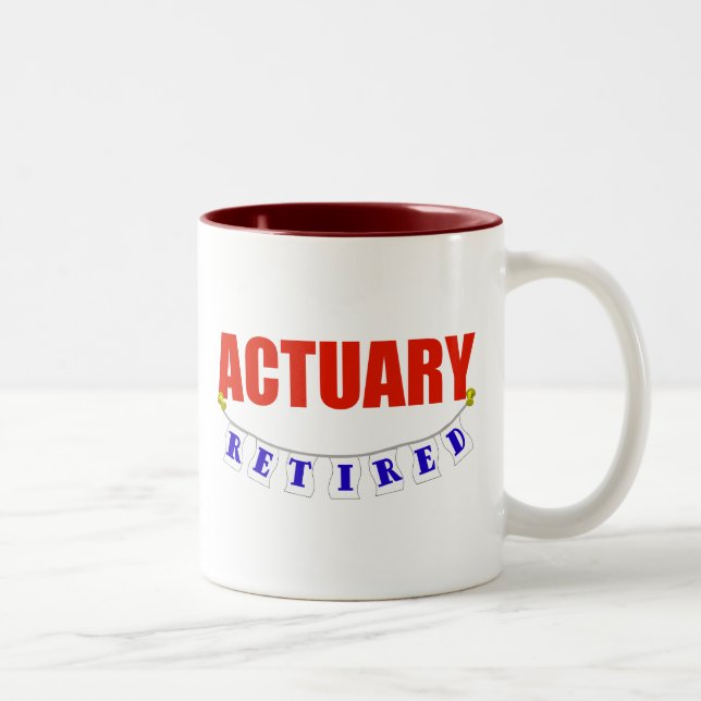 TAZA BICOLOR ACTUARIO JUBILADO (Derecha)
