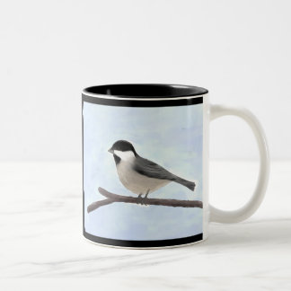 Taza Bicolor Acuarela de pato negro
