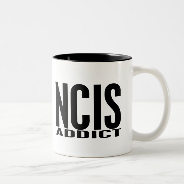 Taza Bicolor Adicto a NCIS (Derecha)