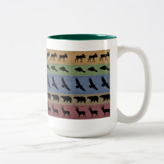 Taza Bicolor Adirondack Animales