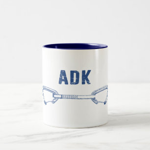 Taza Bicolor Adirondacks Rock Escalando Rápido