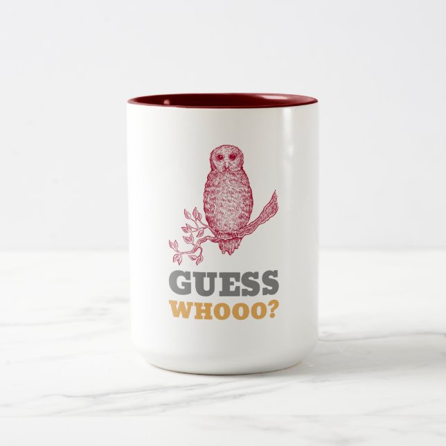 Taza Bicolor Adivina Whooo Owl Mug (Centro)