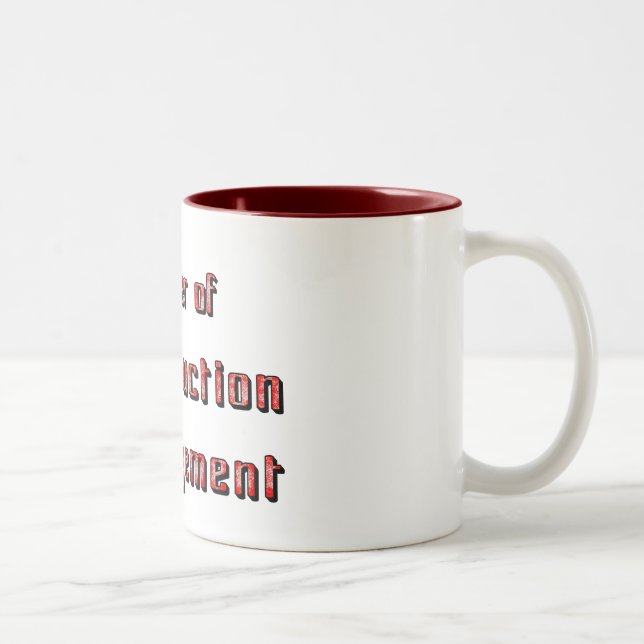 Taza Bicolor Administración de la construcción (Derecha)