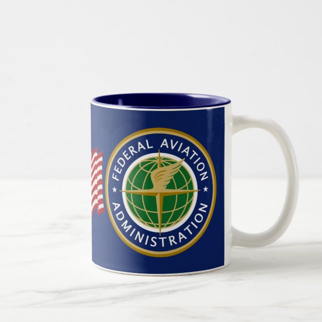 Taza Bicolor Administración Federal de Aviación (Derecha)