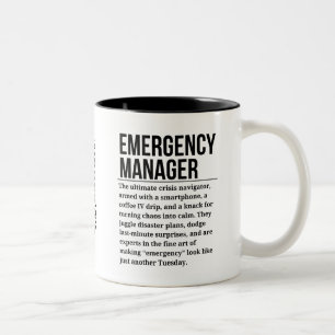 Taza Bicolor Administrador de emergencias