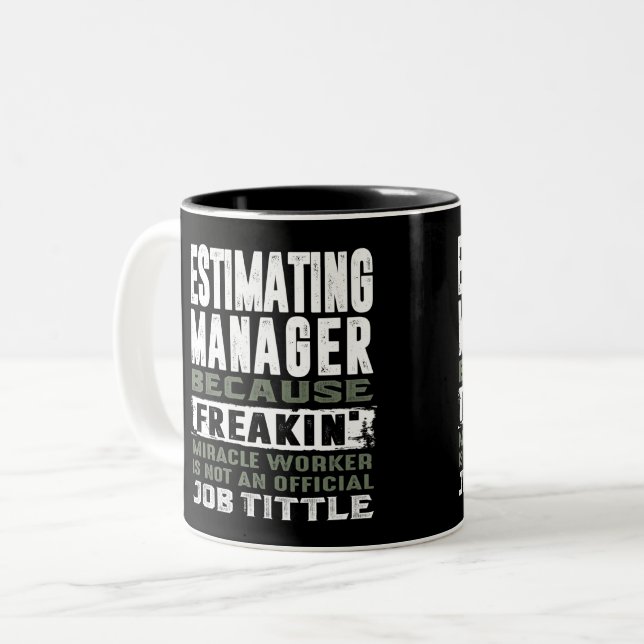 Taza Bicolor Administrador de estimación (Anverso izquierdo)