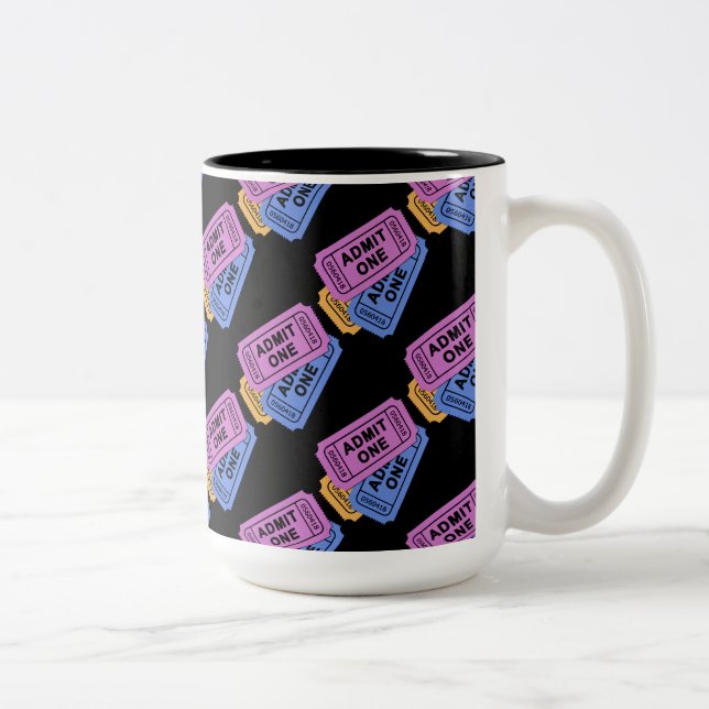 Taza Bicolor Admitir una noche de película (Derecha)