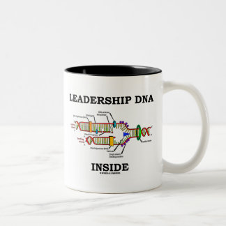 Taza Bicolor ADN de liderazgo interno (replicación del ADN)