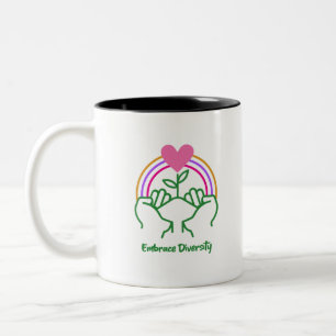 Taza Bicolor Adoptar la diversidad