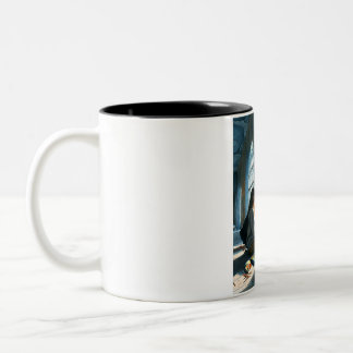 Taza Bicolor adorable bizcocho
