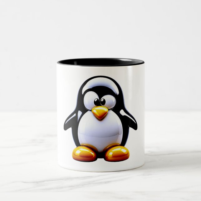 Taza Bicolor Adorable Penguin (Centro)