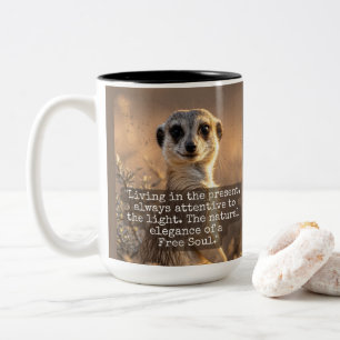 Taza Bicolor Adventurous Meerkat Living