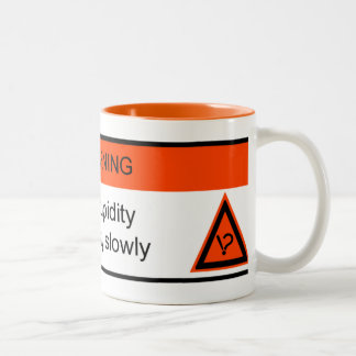 Taza Bicolor ADVERTENCIA: alérgico a la estupidez