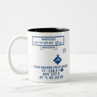 Taza Bicolor Aeropuerto de Nantucket (KACK)