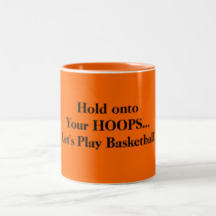 Taza Bicolor Aferra tus Aros Juega Baloncesto