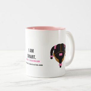 Taza Bicolor Afirmación de #Proud2BNaturalMe