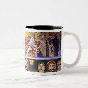 Taza Bicolor África, Etiopía. Obras de arte que representan apó