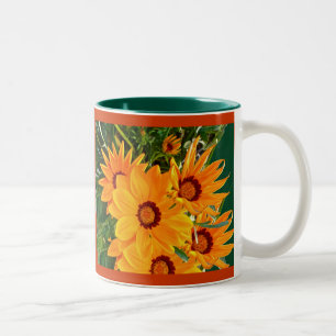 Taza Bicolor African Daisies Mug