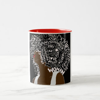 Taza Bicolor Afro hermoso
