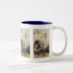 Taza Bicolor Afuera, Cielos Espíritus, Volar