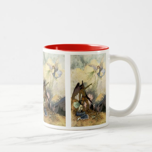 Taza Bicolor Afuera, Cielos Espíritus, Volar (Derecha)