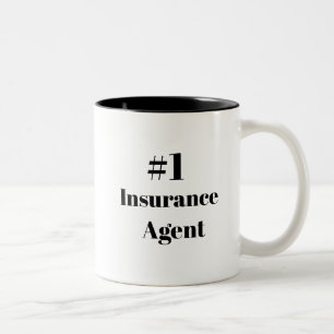 Taza Bicolor Agente de seguro #1