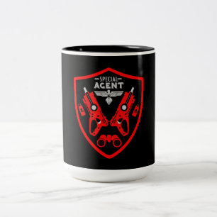 Taza Bicolor Agente especial Kid