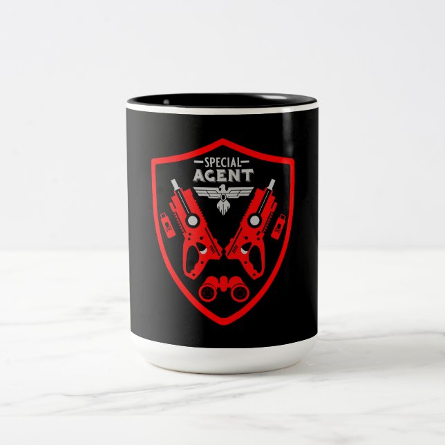 Taza Bicolor Agente especial Kid (Centro)