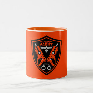 Taza Bicolor Agente especial Kid