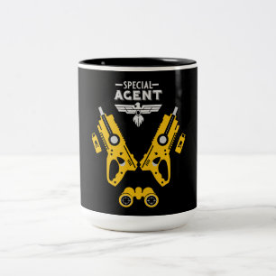 Taza Bicolor Agente especial Kid
