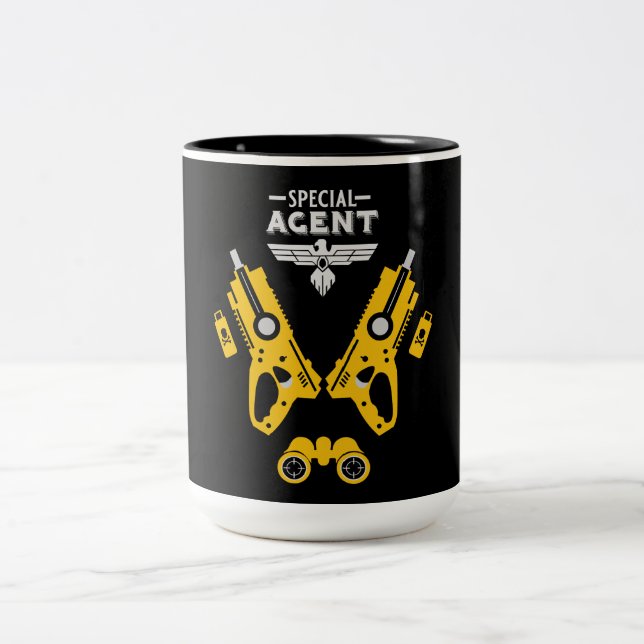 Taza Bicolor Agente especial Kid (Centro)