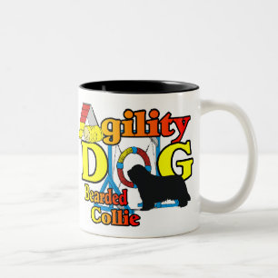 Taza Bicolor Agility Beards Collie Gifts