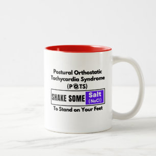 Taza Bicolor AGITAR ALGO DE SAL - Ponerse de pie (POTS)