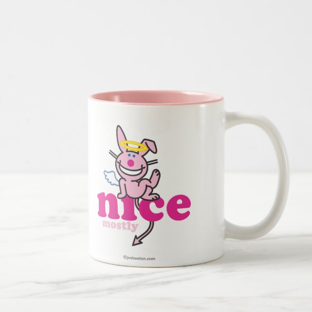 Taza Bicolor Agradable sobre todo (Derecha)